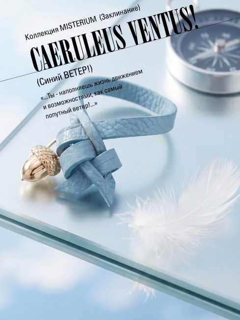 Ремешок на сумку-БРАСЛЕТ-Брелок Унисекс Au-CAERULEUS VENTUS!